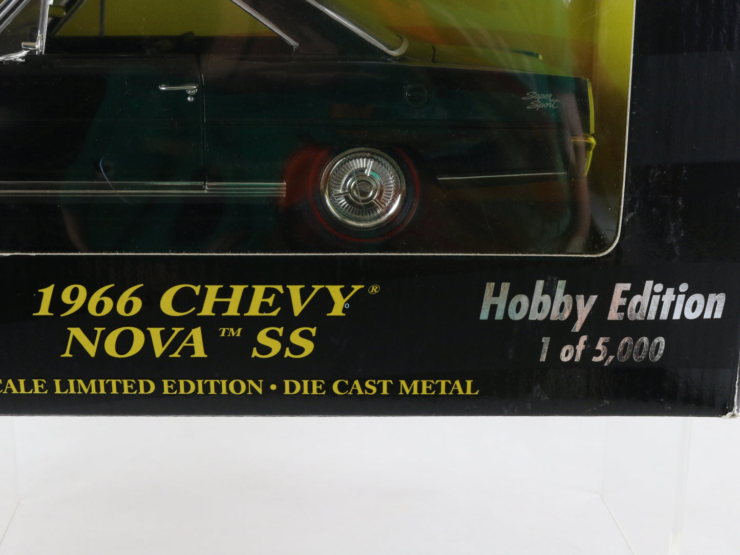 1966 Chevy Nova SS Black 10 Years American Muscle ERTL 1:18 1 Of 5000 36678
