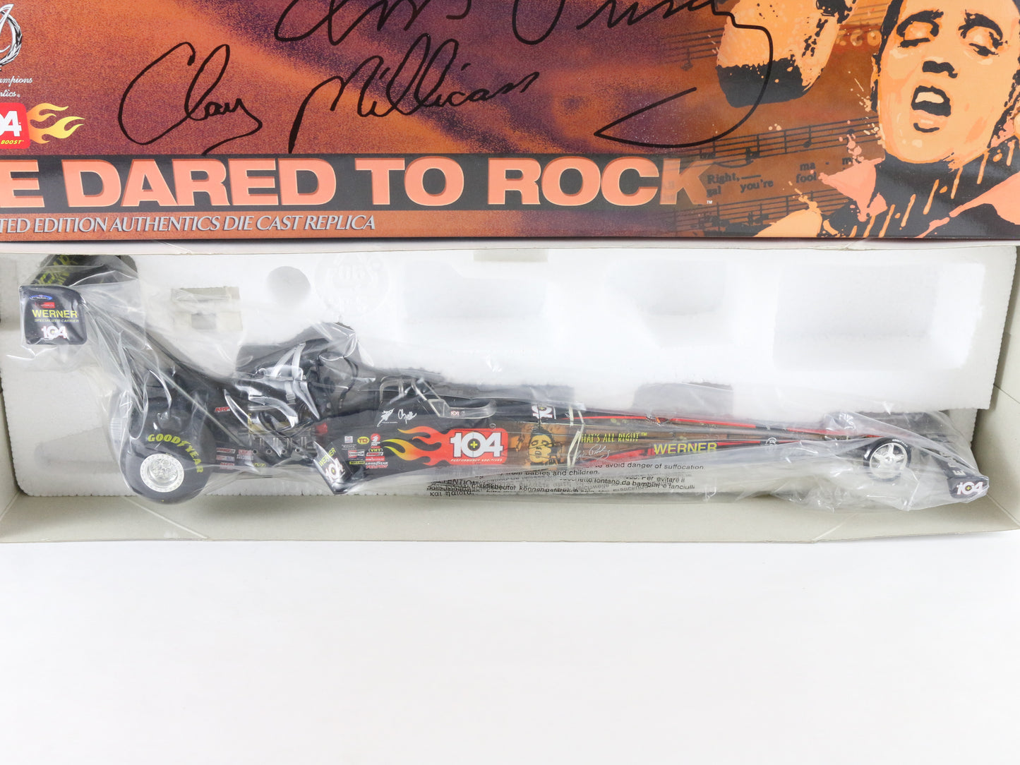 Millican Lehman NHRA Top Fuel Dragster ELVIS Racing Champions 1:24 1 Of 1008