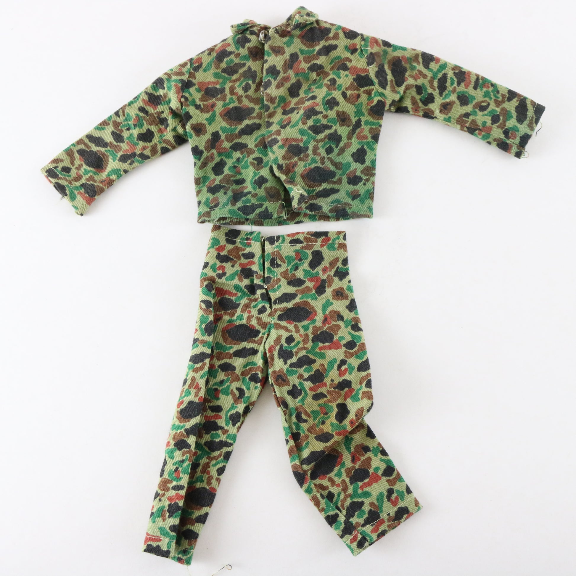 1964 Hasbro Gi Joe Marine Fatigue Jacket & Pants For 12” Figures Japan