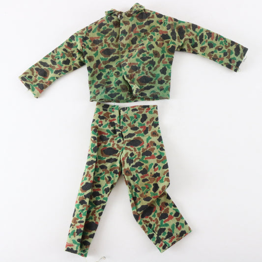  1964 Hasbro Gi Joe Marine Fatigue Jacket & Pants For 12” Figures Japan