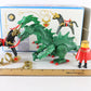 Playmobil 3840 Green Dragon with Knight, Horse, and Accessories Playset