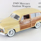 1949 Mercury Station Wagon Yellow Wood Panel Danbury Mint 1:24 Diecast 