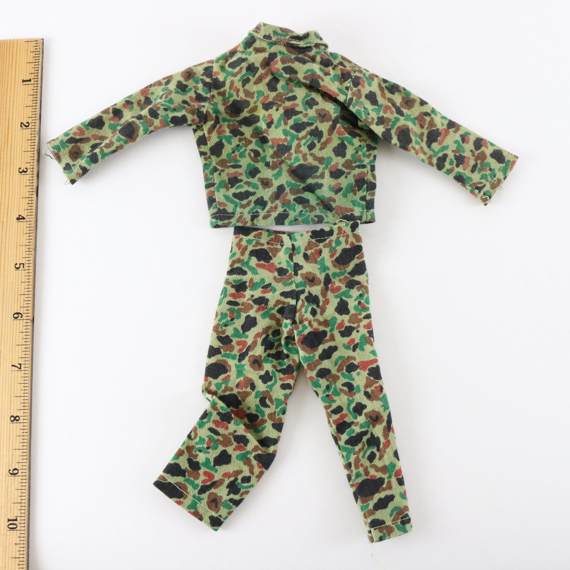  1964 Hasbro Gi Joe Marine Fatigue Jacket & Pants For 12” Figures Japan