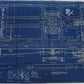 Santa Fe Tender Frame Motive Power Train Blueprint 51 229 July 5 1927 83.5"