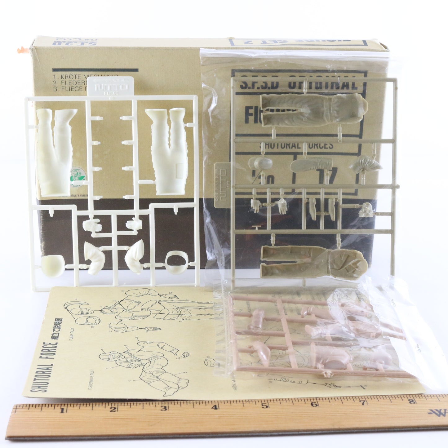 Nitto Shutoral Forces Figure Set 2 Ma.K SF3D Original 17 1/20 Figure Kit AS-IS