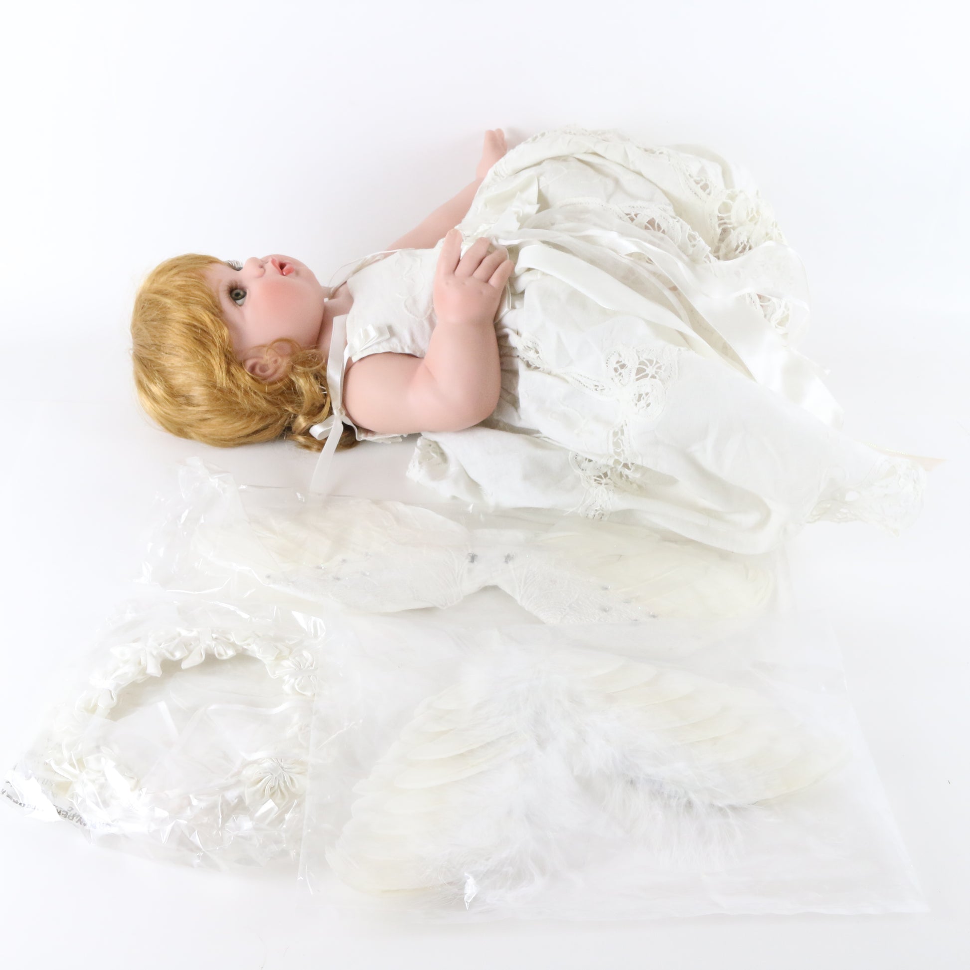 Baby Divine Fayzah Spanos Precious Heirloom 14" Vinyl Doll 168/500 W/ Extras