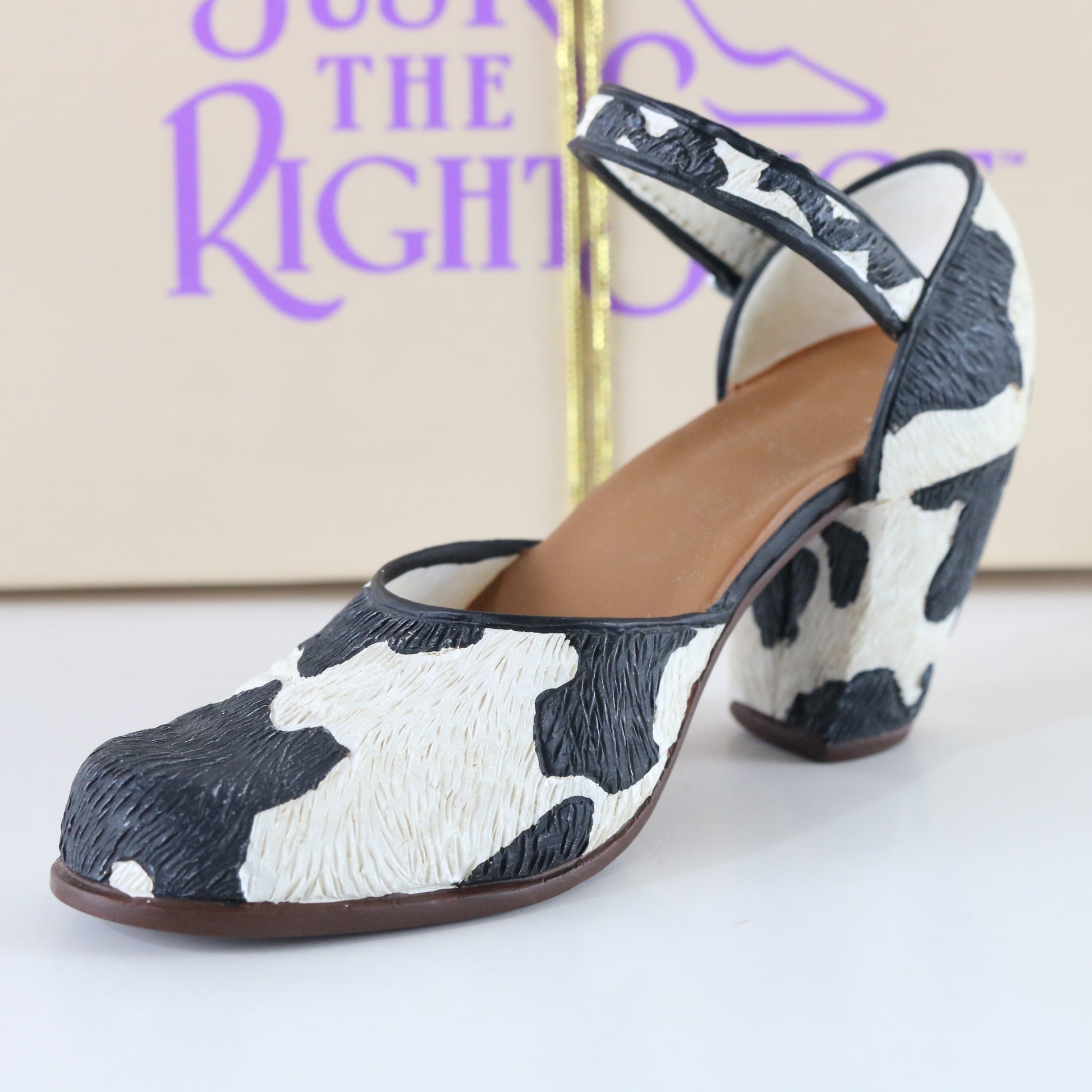 Bovine Bliss Resin Shoe