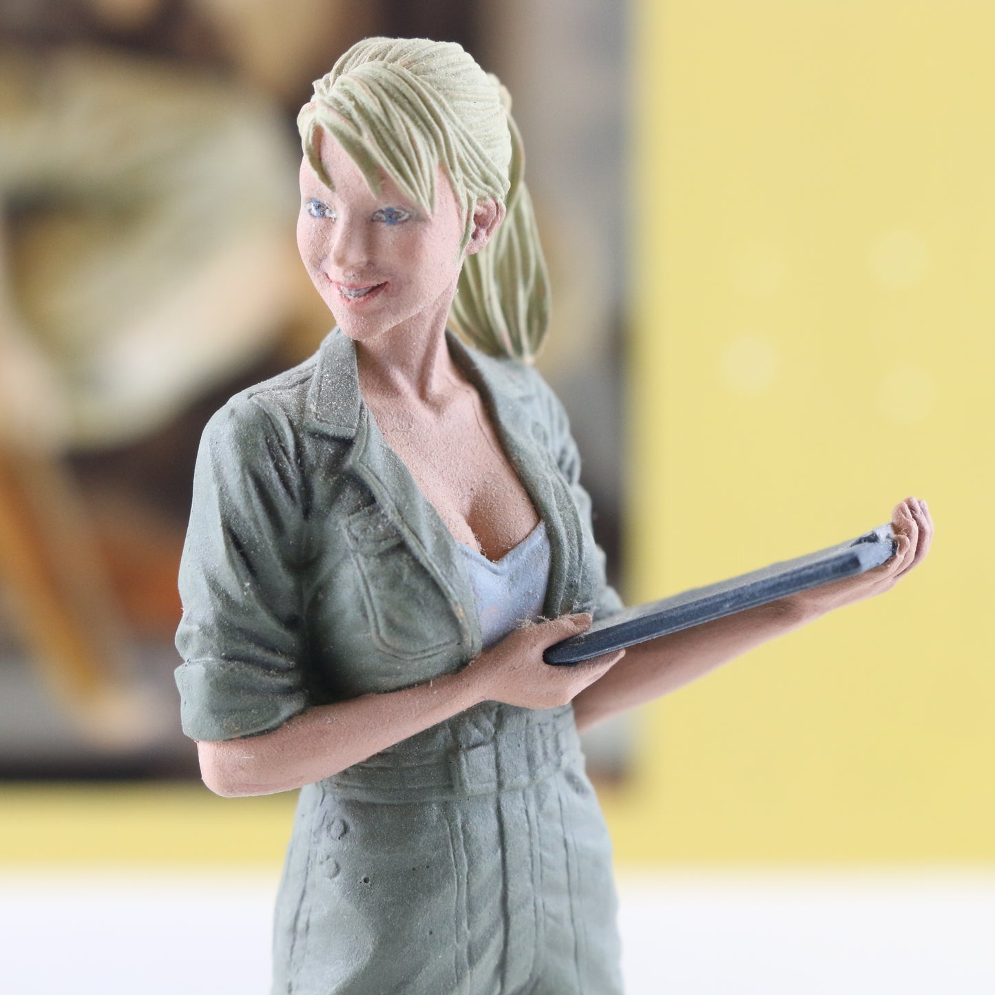 Ma.k Zbv3000 Female Mechanic (b) Series 4 Brick Works 1:20 Painted Maschinen K