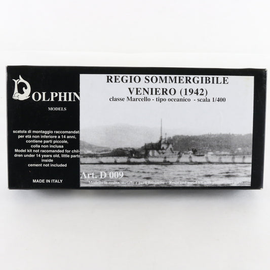Regia Sommergibile Veniero 1942 Dolphin 1:400 Submarine Resin Kit