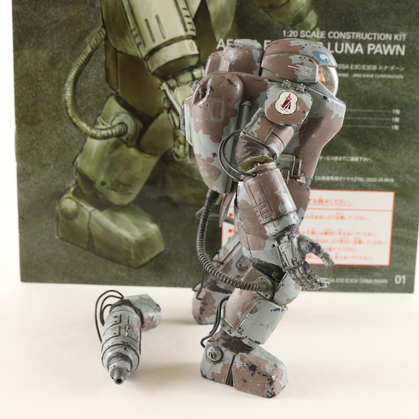 Ma.k. Zbv3000 Maschinen Krieger Luna Pawn Afssa E3c/e3cb 1:20 Built Painted
