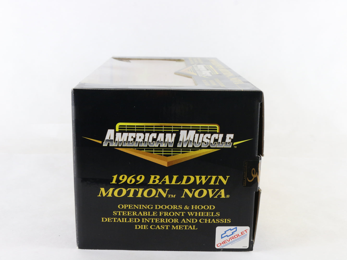 1969 Chevy Nova Baldwin Motion Black American Muscle ERTL 1:18 Model LE 32811