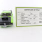 1969 Dodge Charger HEMI Pro Street Green Dragster Danbury Mint 1:24 Model Car