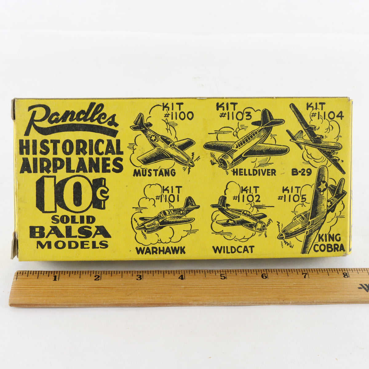 Helldiver Dive Bomber Randle's Historical Airplanes Balsa Wood Kit