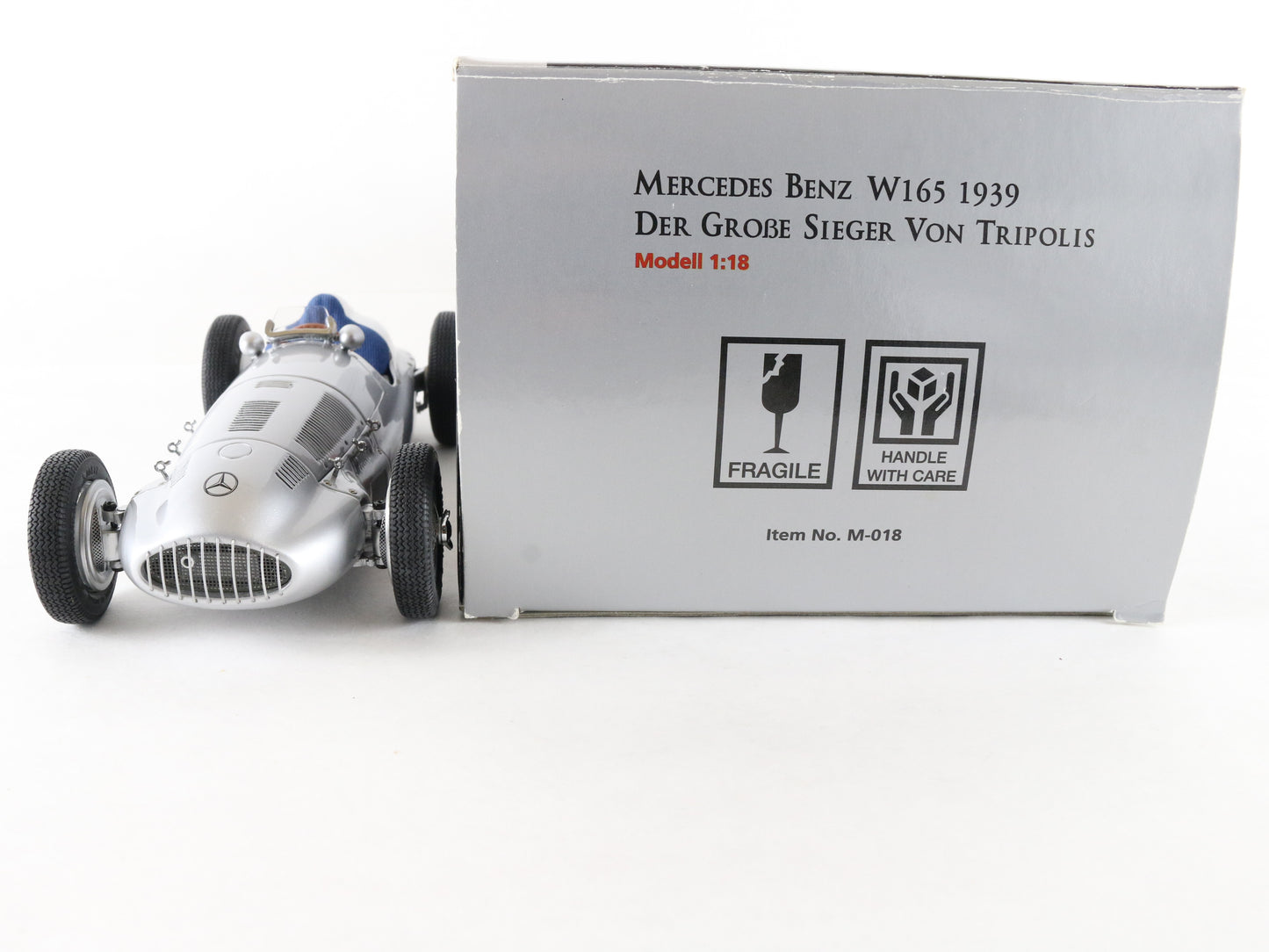 1939 Mercedes Benz W165 Der Grobe Sieger Von Tripolis CMC 1:18 M-018 Model Car