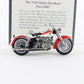 1958 Harley Davidson Duo-Glide Red White Franklin Mint 1:24 Model Motorcycle