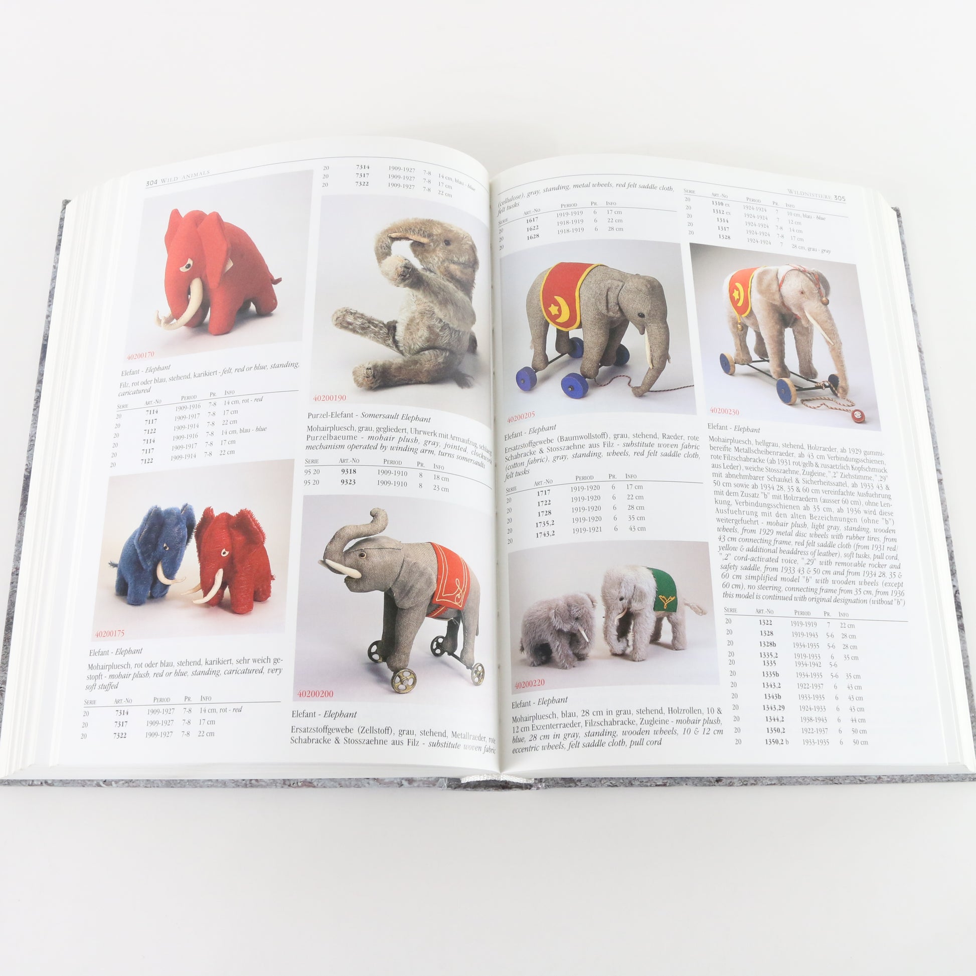 Steiff Sortiment 1892-1943 Antique Doll Plush Catalog Book Gunther Pfeiffer