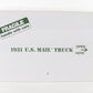 1931 Ford Model A US Mail Delivery Truck Green Danbury Mint 1:24 Diecast Model