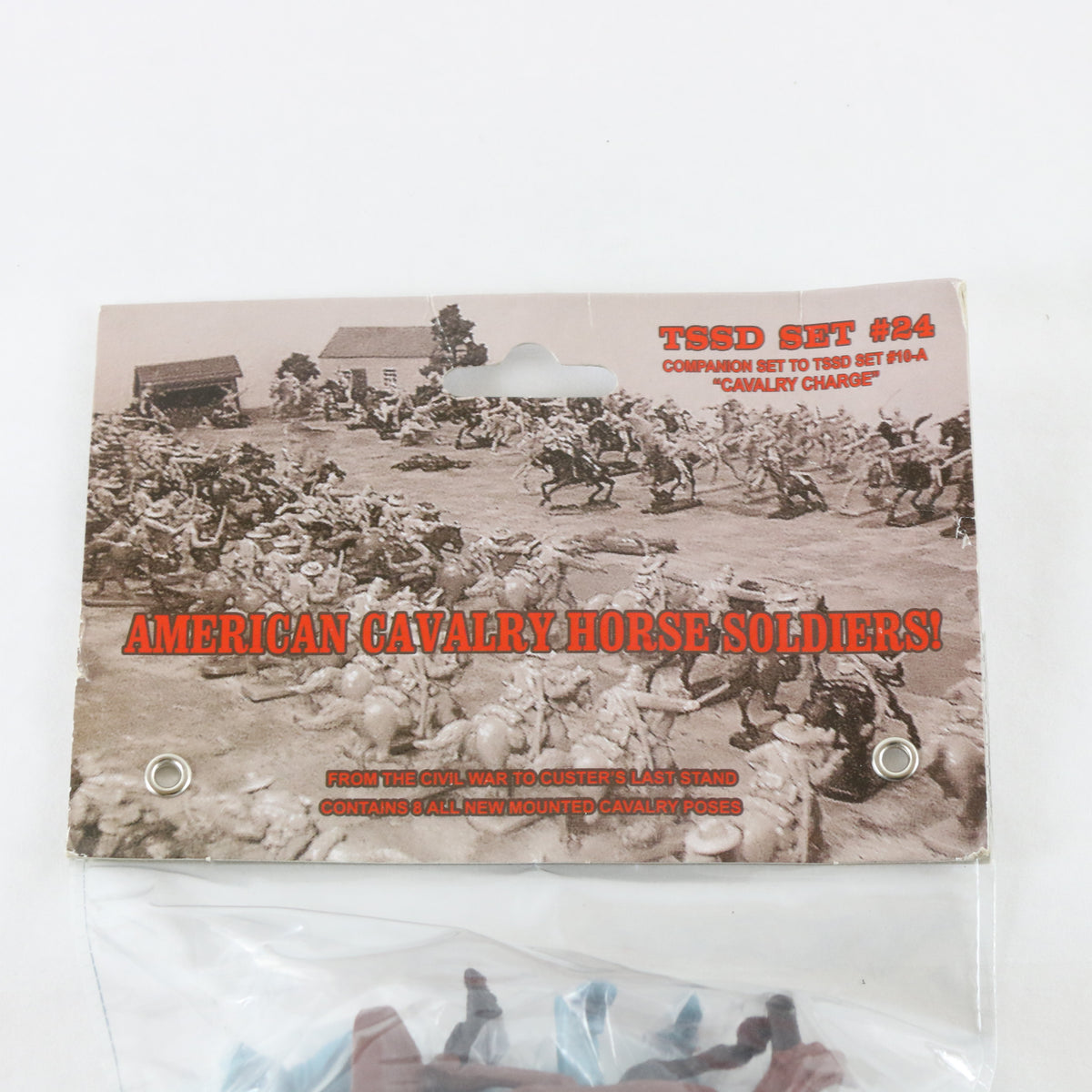 Set Of American Civil War Cavalry Horse Soldiers TSSD Set #24 Plastic Figures