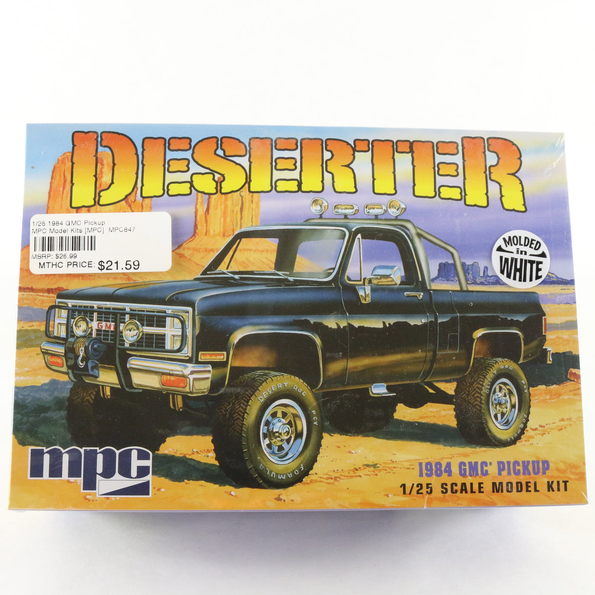 Deserter 1984 GMC Pickup Truck MPC 1:25 Model Kit MPC847/12