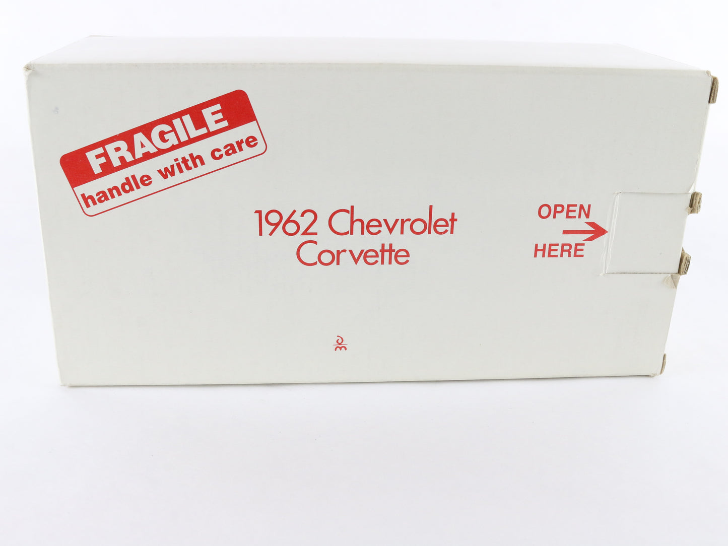 1962 Chevy Corvette Convertible Roman Red Danbury Mint 1:24 Diecast Model