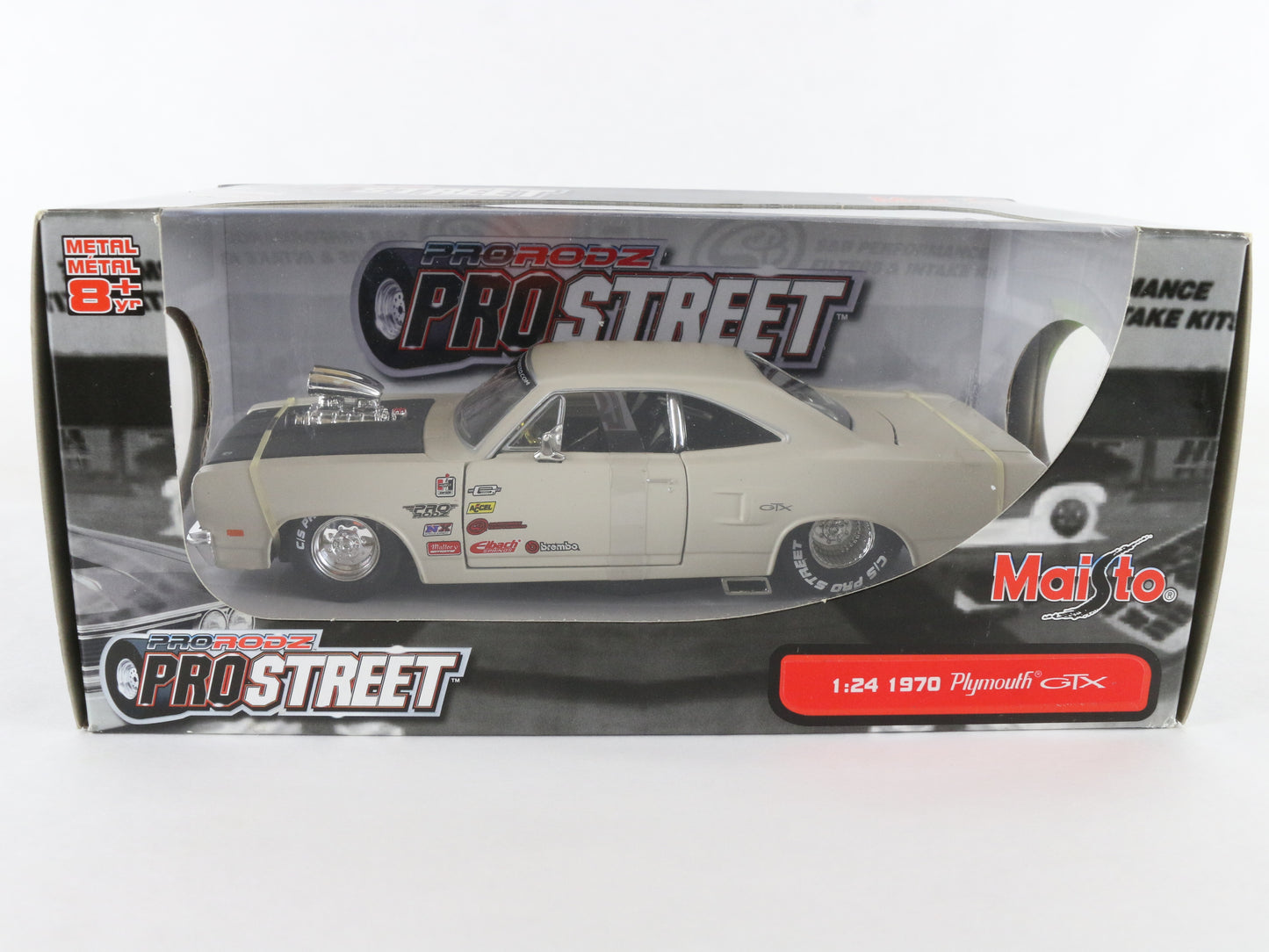 1970 Plymouth Gtx Pro Rodz Pro Street Maisto 1:24 Diecast 31306