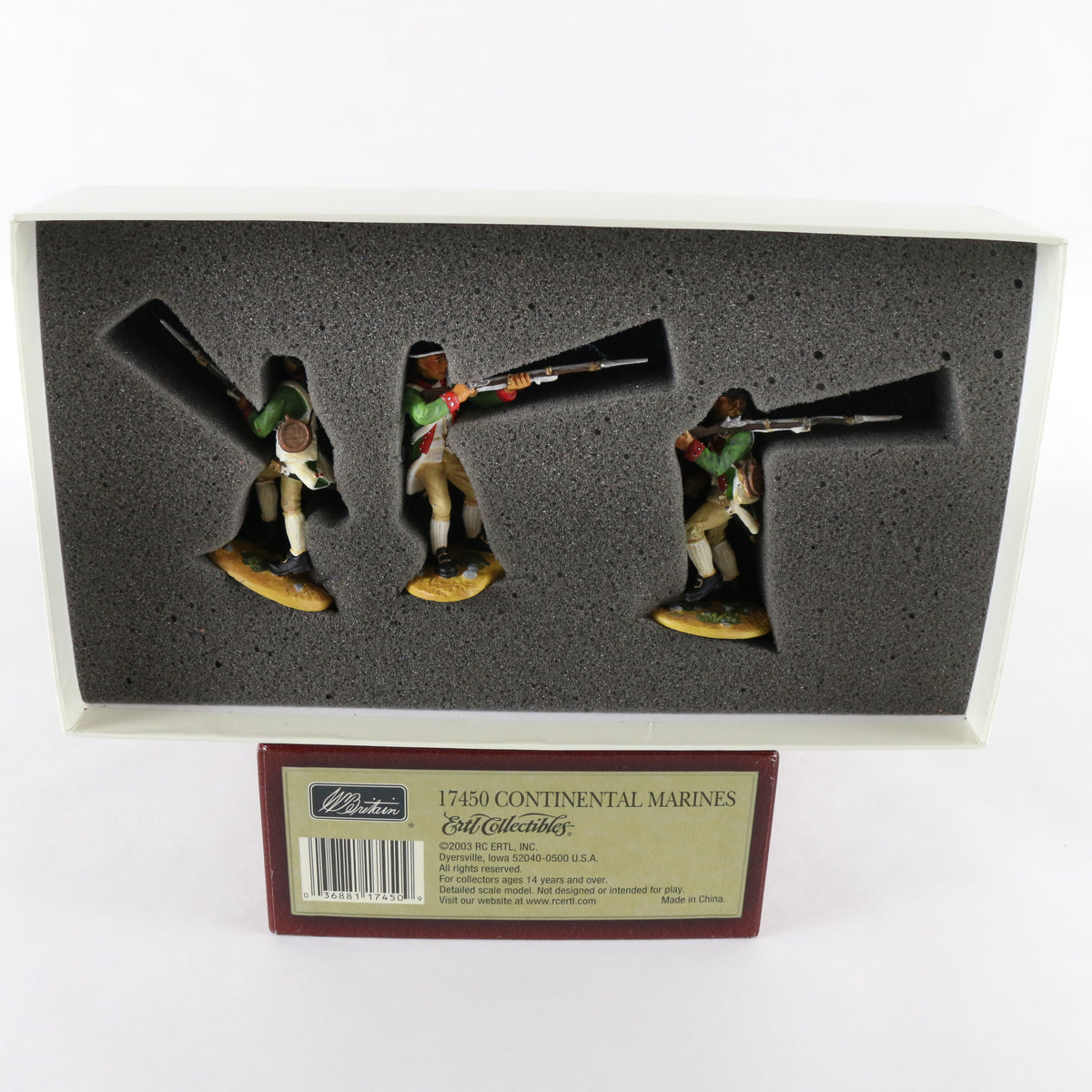 Continental Marines American Revolution Britains ERTL 2.25" 17450 Metal Figures
