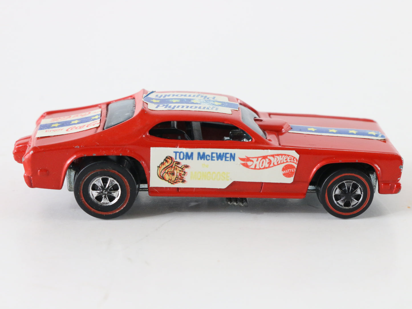 Hot Wheels Redline Plymouth Tom McEwen Mongoose W/ Decals Mattel 1:64 Usa