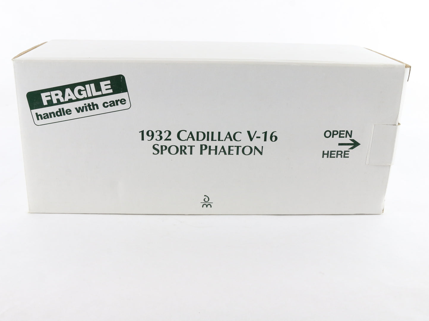 1932 Cadillac V-16 Sport Phaeton Convertible Green Tan Danbury Mint 1:24 Diecast