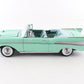 1957 Chevrolet Bel Air Surf Green Convertible Danbury Mint 1:24 Model Car