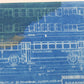 Milwaukee Electric Plan & Elevation Mh TR TRS 424-449 Trolley Blueprint 1949 11"