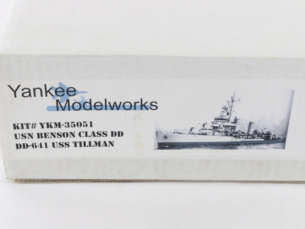 USS Tillman DD-641 USN Benson Class DD Yankee Model 1:350 YKM-35051 Resin Kit