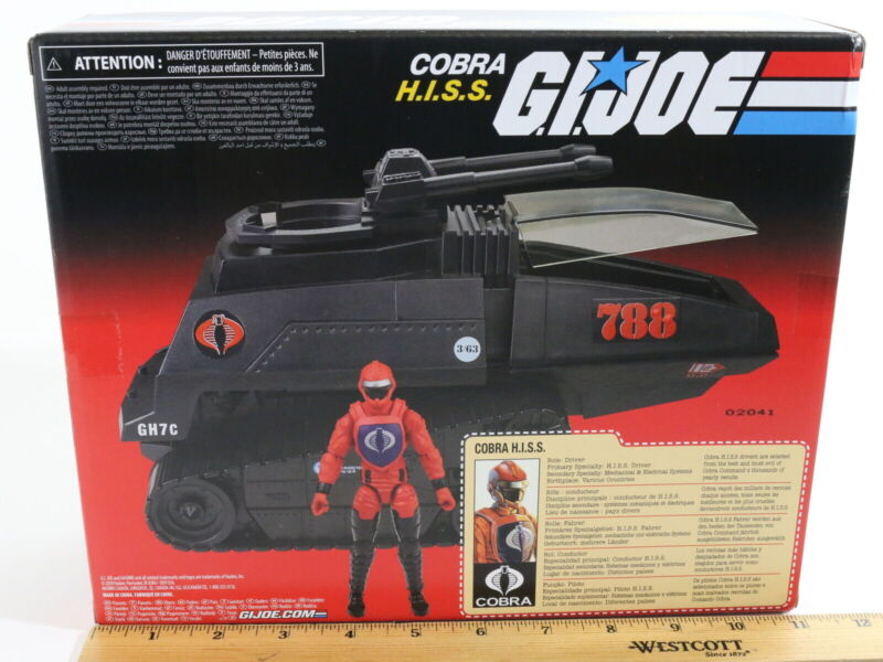 Cobra Hiss W/ Driver GI Joe 3.75" Hasbro Action Figure & Vehicle