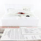 1957 Chevy Corvette Roadster Limited White Silver Danbury Mint 1:24 Diecast 2678