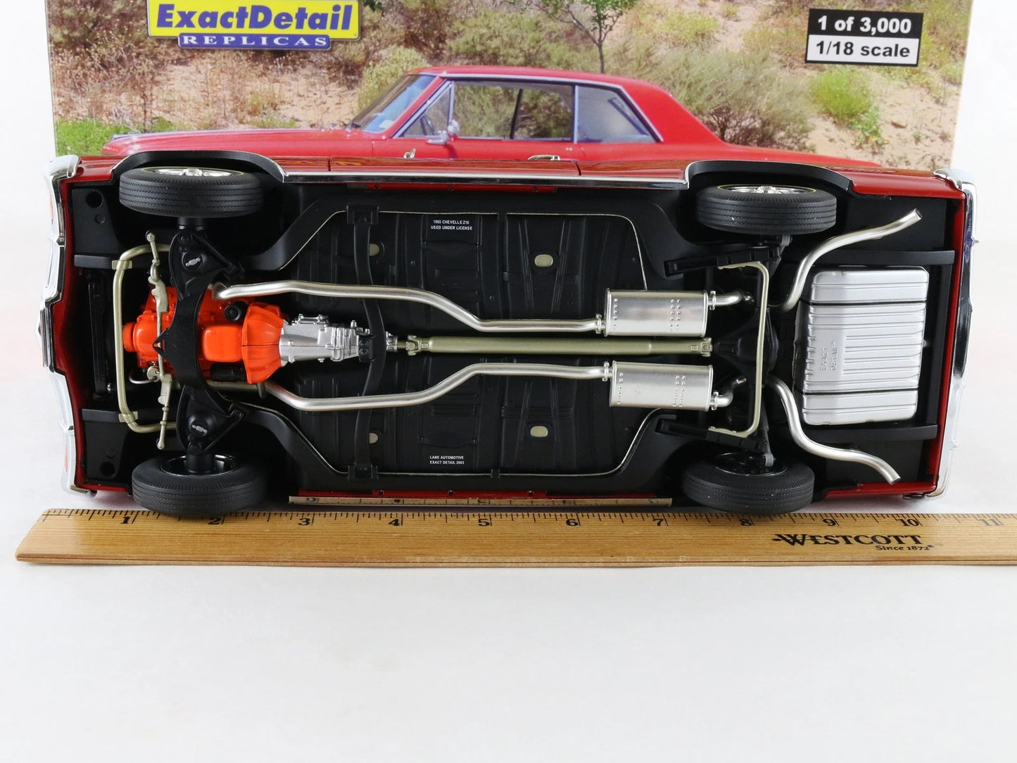 1965 Chevy Chevelle Z16 Malibu SS Red Exact Detail 1:18 Diecast 2370/3000 501
