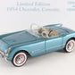 1954 Chevy Corvette Limited Blue Convertible Danbury Mint 1:24 Model #3384
