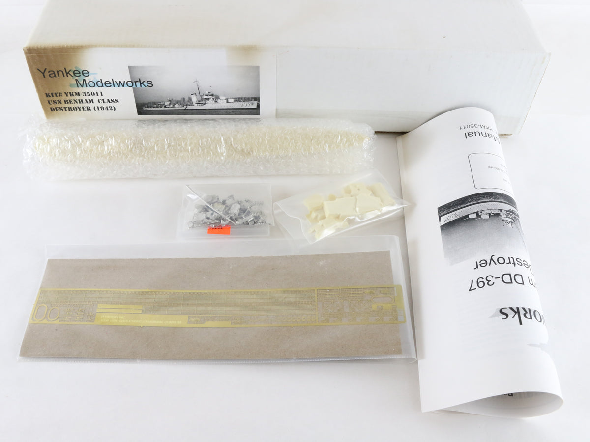 1942 Destroyer USN Benham Class Yankee Model Works 1:350 YKM-35011 Resin Kit