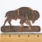 1931 Copper Canada's National Parks Buffalo Radiator Badge Souvenir SCARCE