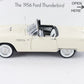 1956 Ford Thunderbird Convertible White Danbury Mint 1:24 Diecast Model