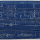 Santa Fe Tender Frame Motive Power Train Blueprint 51 229 July 5 1927 83.5"