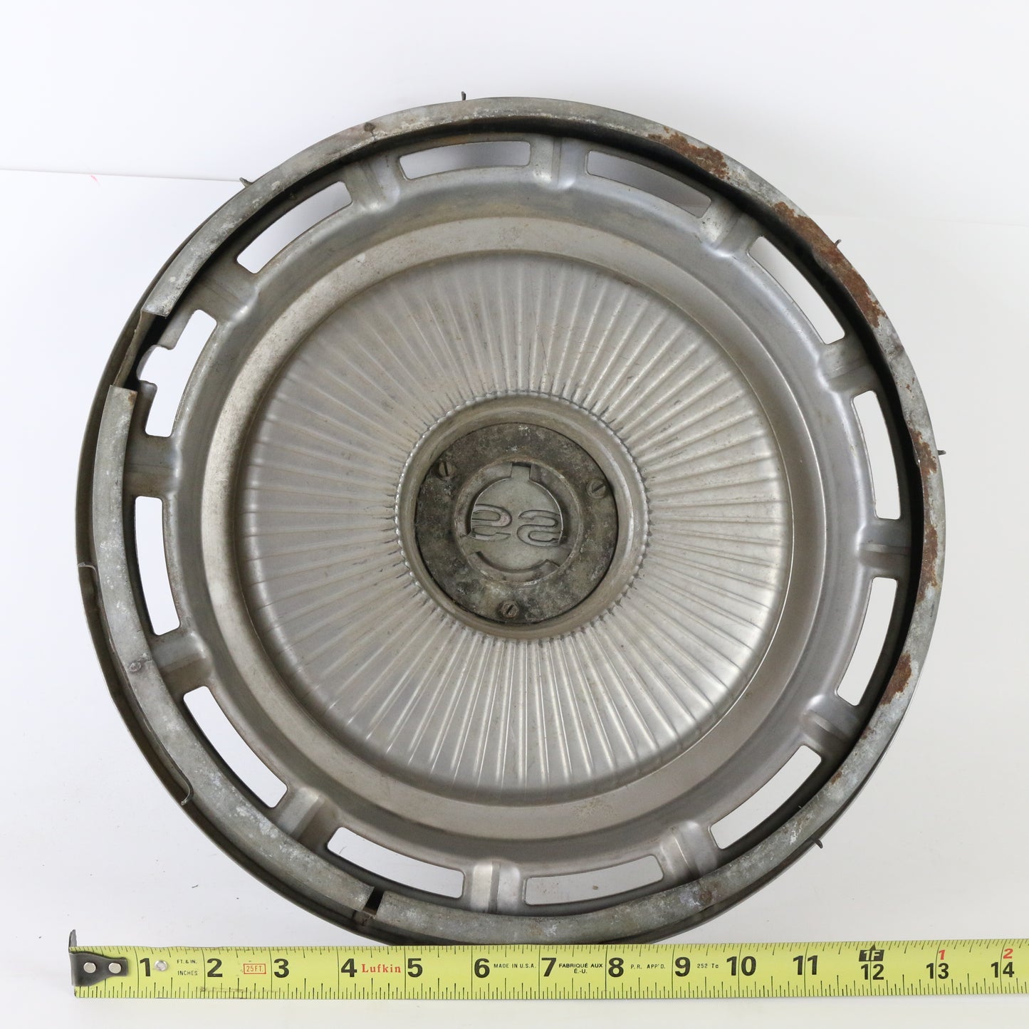 Vintage 1967 Chevrolet Chevelle Nova Impala SS Metal Wheel Hubcap 14"