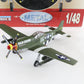 P-51 Mustang North American Fighter Plane USAAF WW2 Aces Armour 1/48 98006 Model