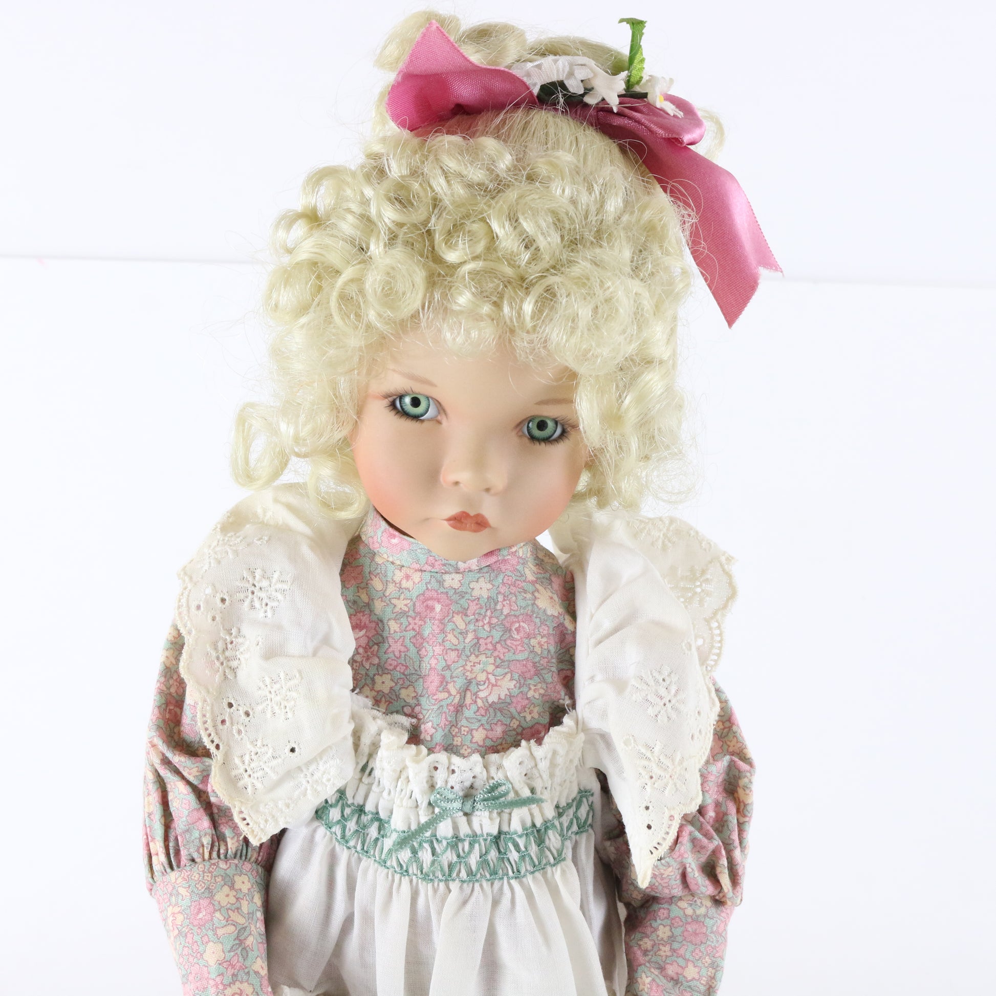 Mary Mary Quite Contrary Dianna Effner Knowles 14.5" Porcelain Doll 1369a