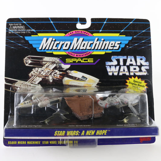 Micro Machines Star Wars Y-wing, Sandcrawler, Runner Galoob