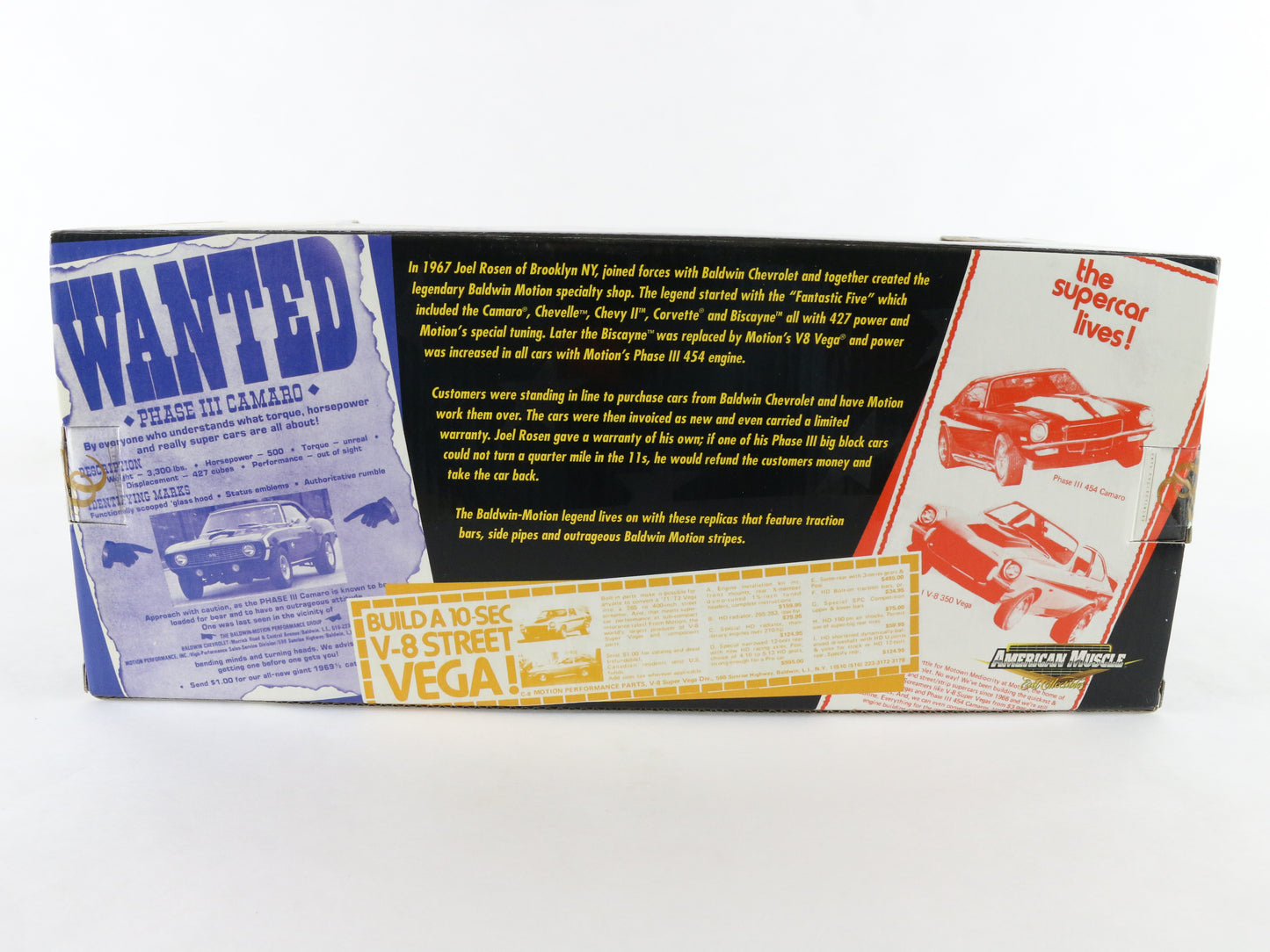 1971 Chevy Baldwin Motion Camaro American Muscle ERTL 1:18 HOBBY EDITION OF 2500