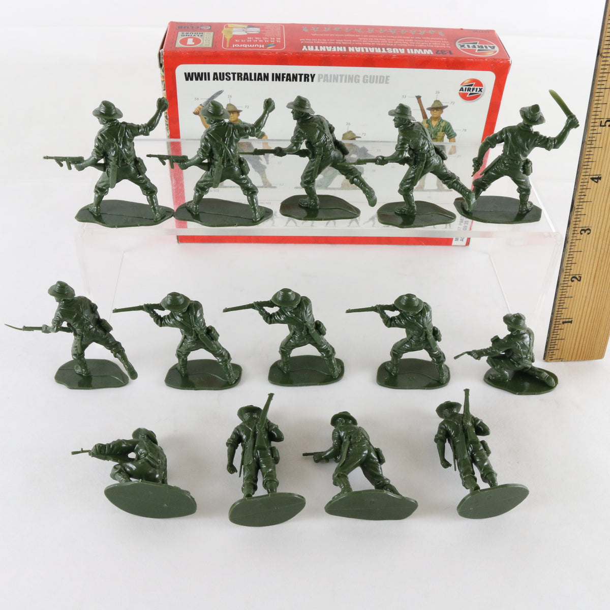 Australian Infantry WWII WW2 Airfix 1:32 A02709 Plastic Soldier Figures