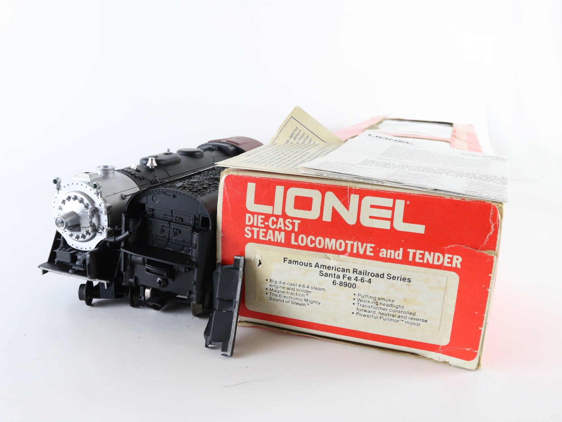 Lionel O ATSF 8900 4-6-4 Steam Locomotive Famous American Railroad Series