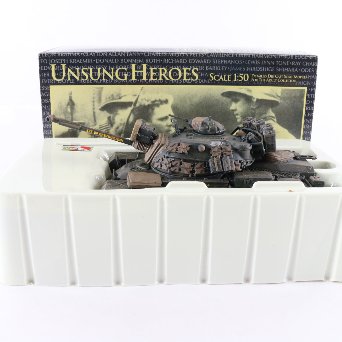 M48A3 Tank US Marine Corps Unsung Heroes Vietnam Corgi 1:50 50301 Model