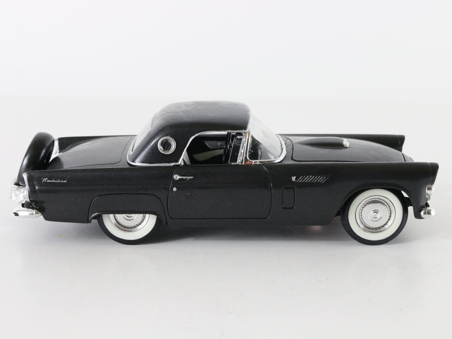 1956 Ford Thunderbird Convertible Black Monogram 1:24 Built Model Car