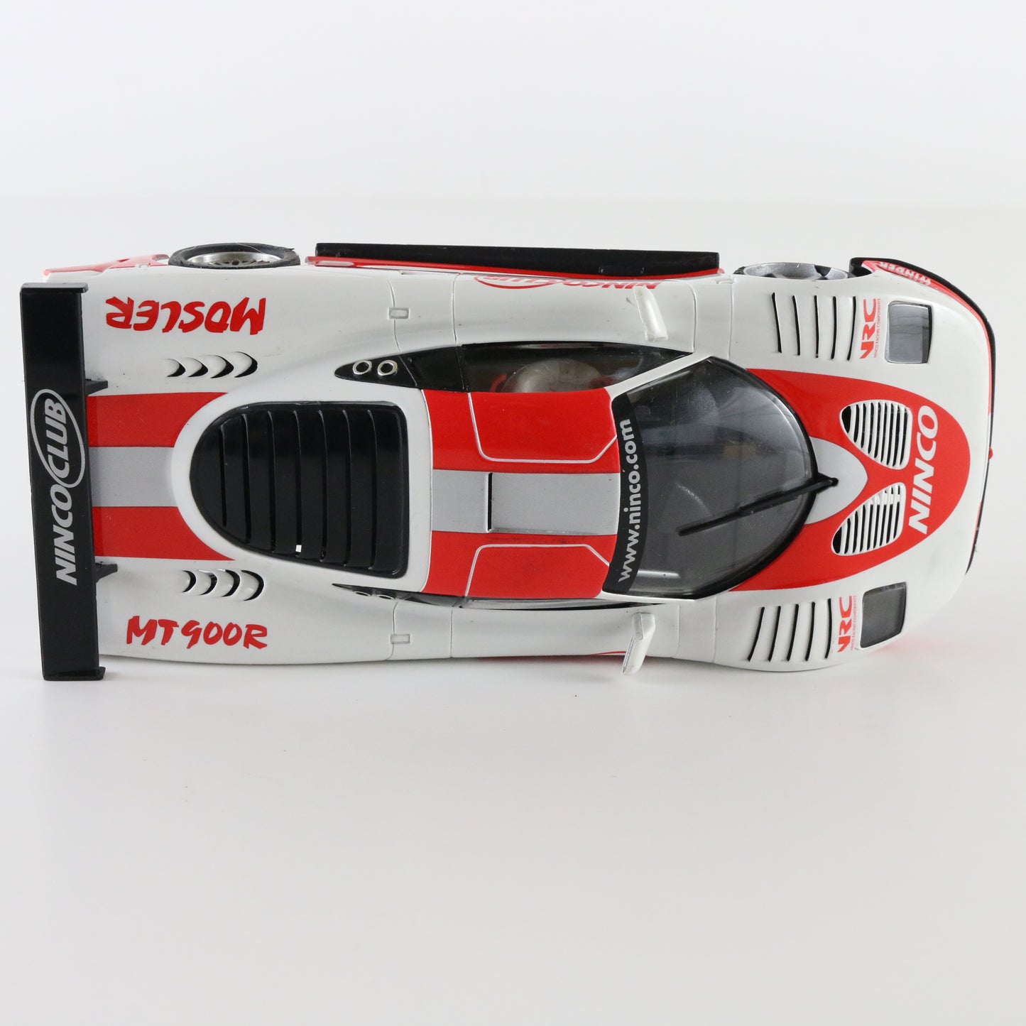 Ninco Mosler MT900R #3 white red club car 1:32 slot car