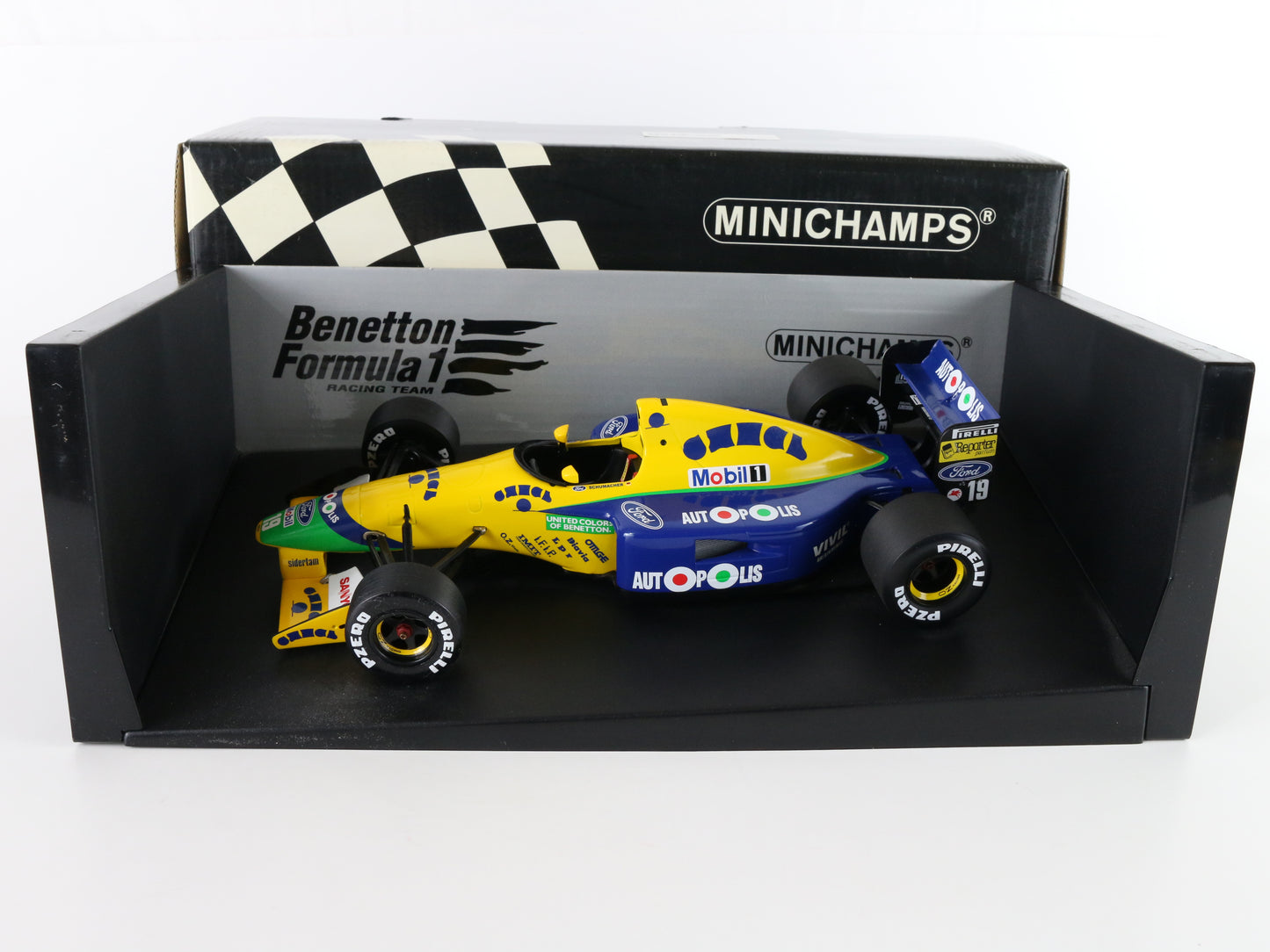 Benetton Ford B191 #19 Minichamps 1:18 Formula 1 F1 Model Car 100910119